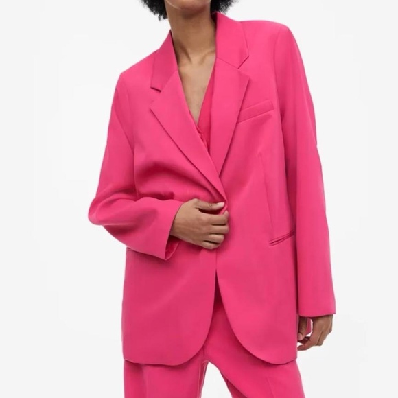 H&M Jackets & Blazers - H&M Hot Pink Suit